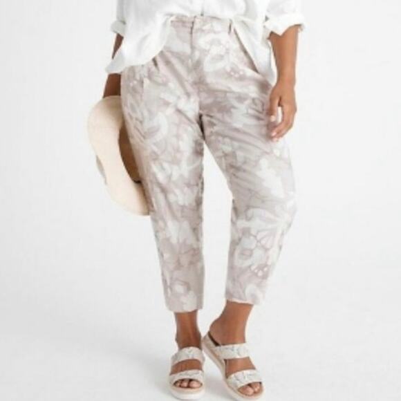 by Anthropologie Women’s Frannie High Rise Pleated Pants Size 31T Comfy - Picture 1 of 8